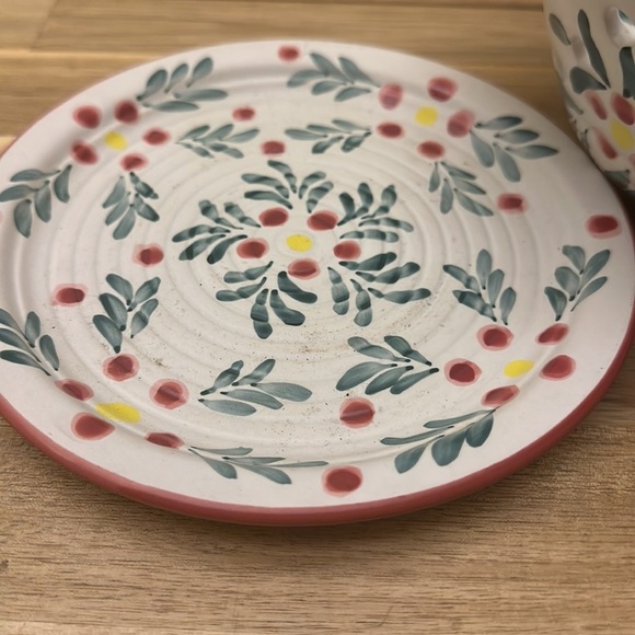 NEW DEBCO ⭐️  pottery colanderwith under plate - Picture 3 of 6